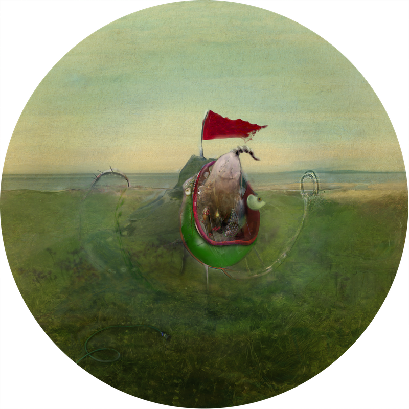 Alex Fischer, The Infant and the Garden Hose, 2011, digital